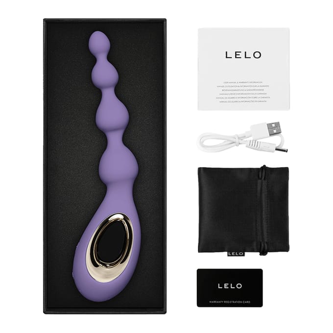 LELO SORAYA Beads – Anale Massager – Bow-Motion Technologie – Violet Dusk