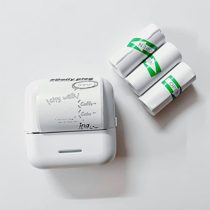25 Rollen Zelfklevend Mini Thermisch Printerpapier Voor Notities en Stickers