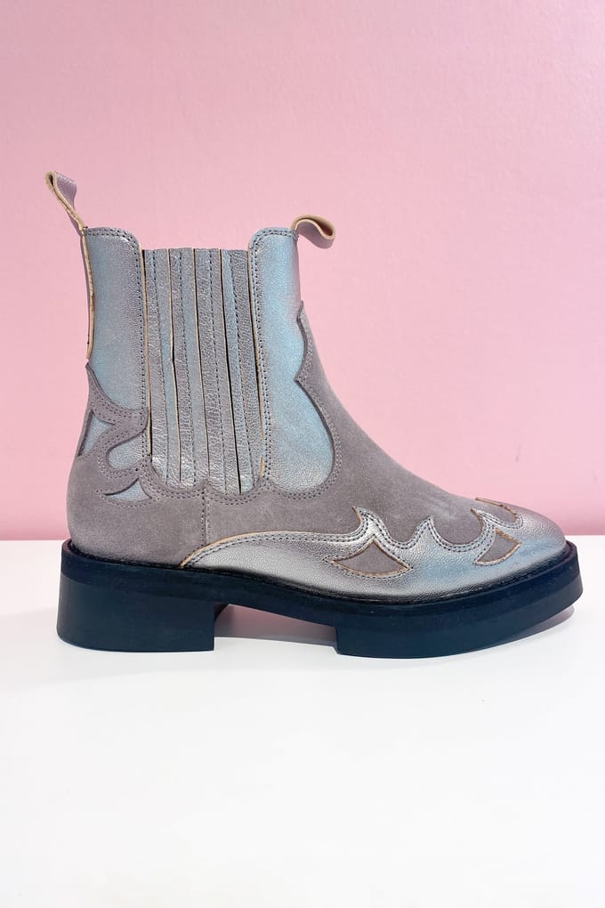 DWRS label Widley Grey / Steel Taglia: 36 | Stivali Outlet | Donna | Grigio