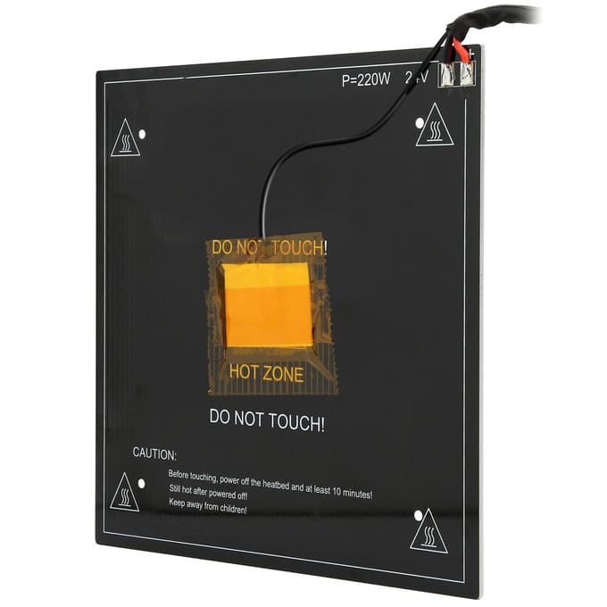 Lit chauffant d'imprimante pour Creality 3D Ender‑3 Plaque chauffante Accessoires industriels brown