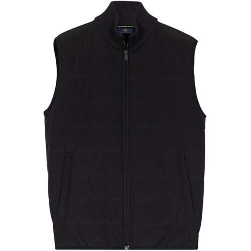 Baileys Body-Warmer Full Zip Sleeveless Front Padded And Quilted Navy / male