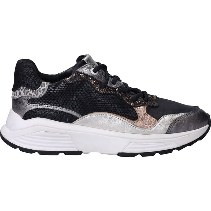 Xsensible Rainbow Sneakers - Textiel - Dames - Zwart - Maat 40