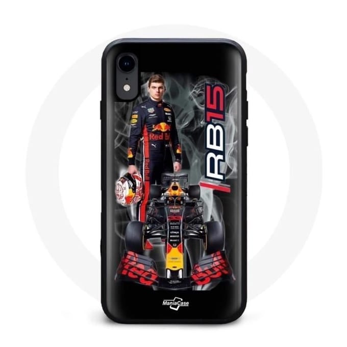 Coque de téléphone - Red Bull - Iphone XR - Formula 1 - Souple - Protection contre les chocs rouge