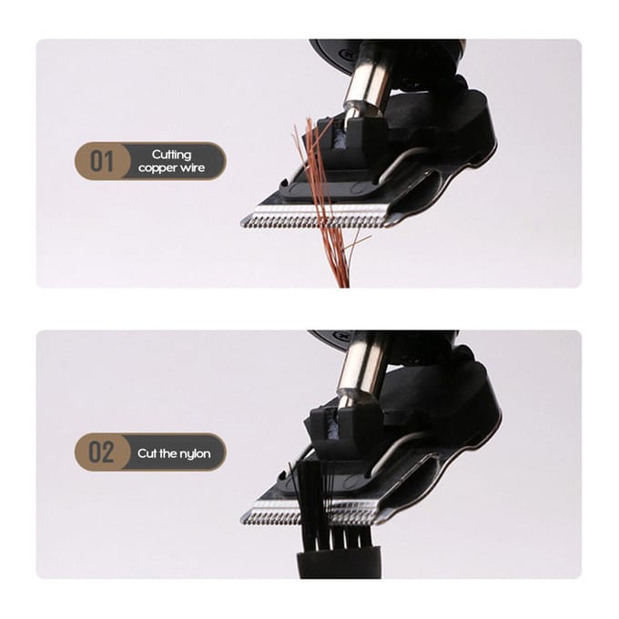 SHINON Modieus reliëf gegraveerd USB-opladen Energiebesparende trim Haar Elektrische tondeuse goud