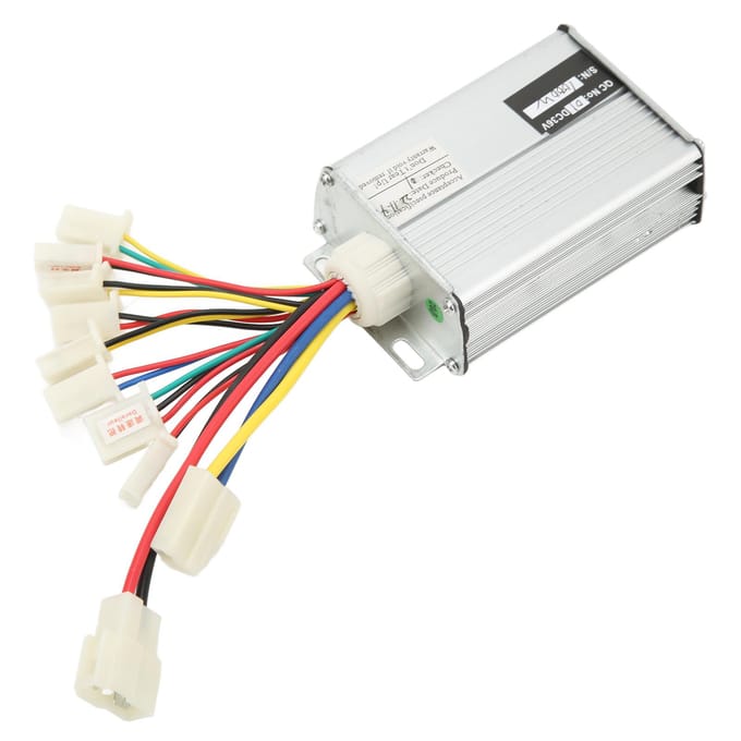 Elektrische Fiets Geborstelde Motor Controller 36V 1000W Snelheidsregeling Set Kit voor Scooter white