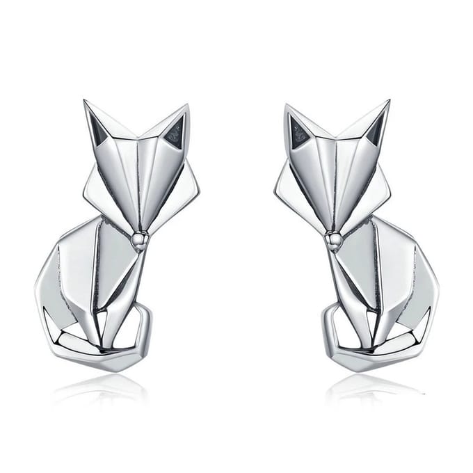 RomyStones zilveren vosjes oorbellen – 925 sterling zilver – cadeau voor vriendin