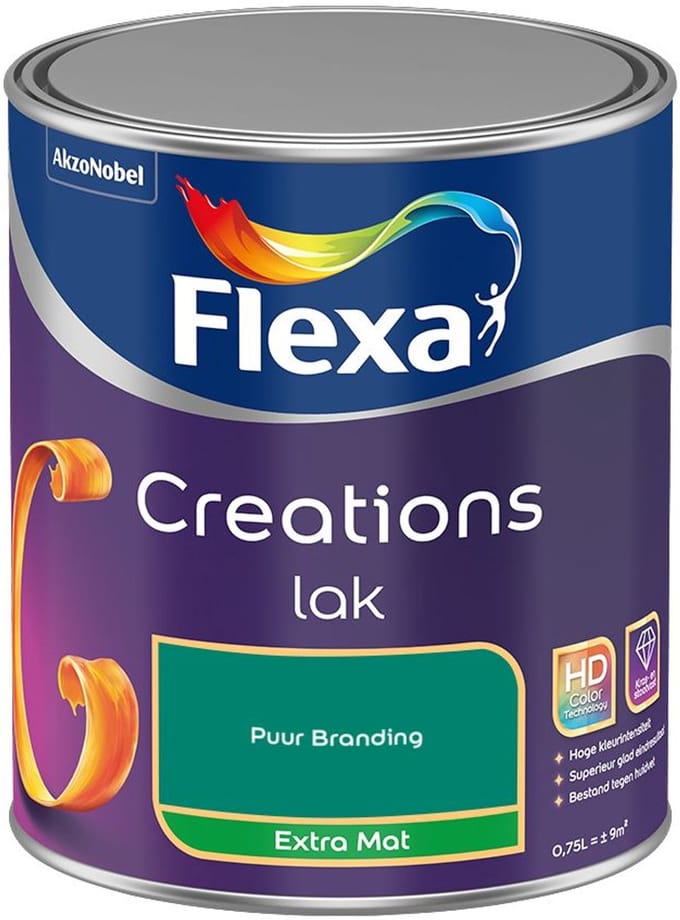 Flexa - Creations Lak Extra Mat - Puur Branding - Mengverf - 750 Ml