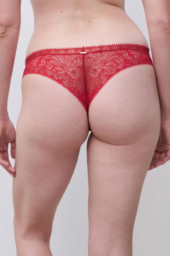 Chantelle Co Bo. Tanga Std Std W. Poppy Red Größe: 36 | Unterhosen Outlet | Damen | Rot