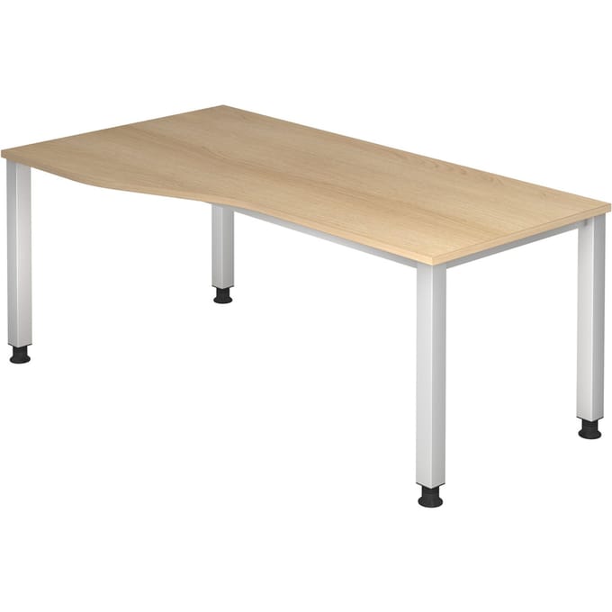 QUEO 18 S | Bureau - 180 x 100 Eiken Tafelhoogte I In hoogte verstelbaar