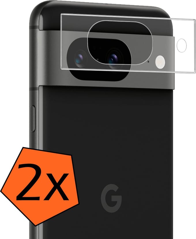 Camera Lens Protector - 2 Stuks - Geschikt voor Google Pixel 8a - Camera Screenprotector - Gehard Glas - Beschermglas - Tempered Glass - Screen Protector