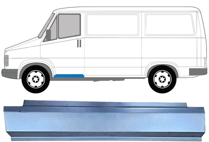 Reparatie dorpel voorste deuren voor Citroen C25 1981-1994 / Links
