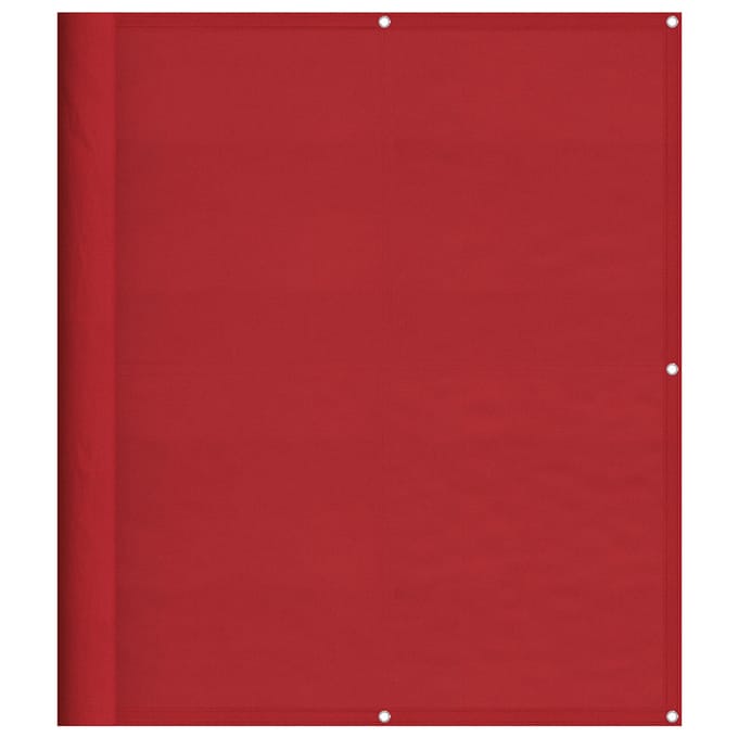 vidaXL - Balkonscherm - Rood - 120x700 - cm - 100% - Polyester - Oxford