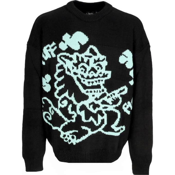 Mannen trui Puff Dragon Sweater Black