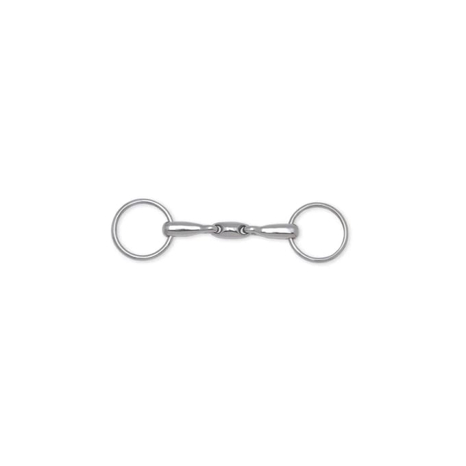 Paardenhoofdstel bit met dubbele pauze Metalab