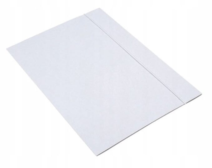 Barbara - Schoolmap met Elastiek - A4 - Wit