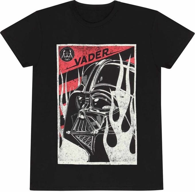 Star Wars - Vader Frame T-Shirt Black-XL