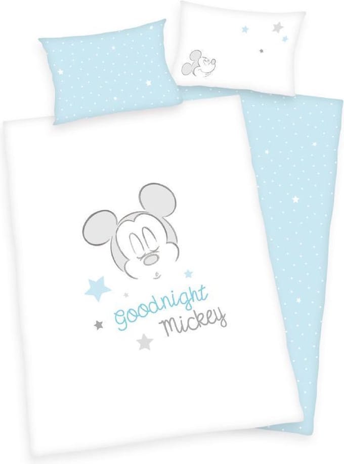 Mickey Mouse Dekbedovertrek Junior 100x135 BIO-Katoen Ledikant