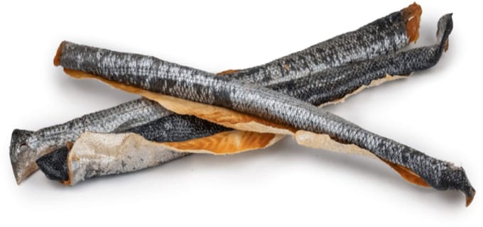 Chikko Quality - Koudgerookte Zalmhuid met Vlees - Kauwsnack