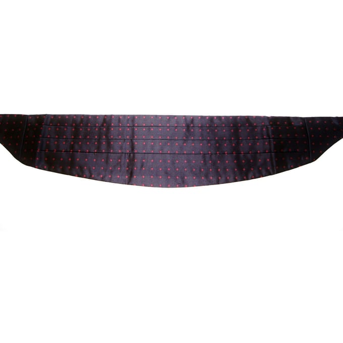 Dolce Gabbana Cummerbund Rode Pois