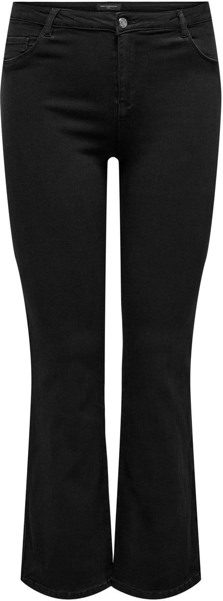ONLY CARMAKOMA - CARTHUNDER LIFE MID PUSH UP FLARED NOOS Dames Jeans