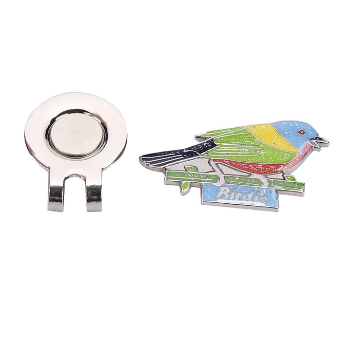 Duurzame Roestvrijstalen Golf Hoed Cap Clip met Magnetische Bal Marker Accessoire Vogel