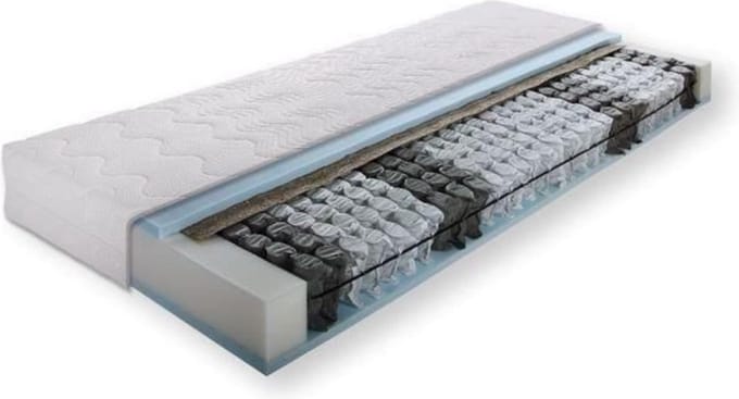 Matras Pocketvering Nasa Traagschuim  - 120x200 - 24 CM Dik - Bedden4045