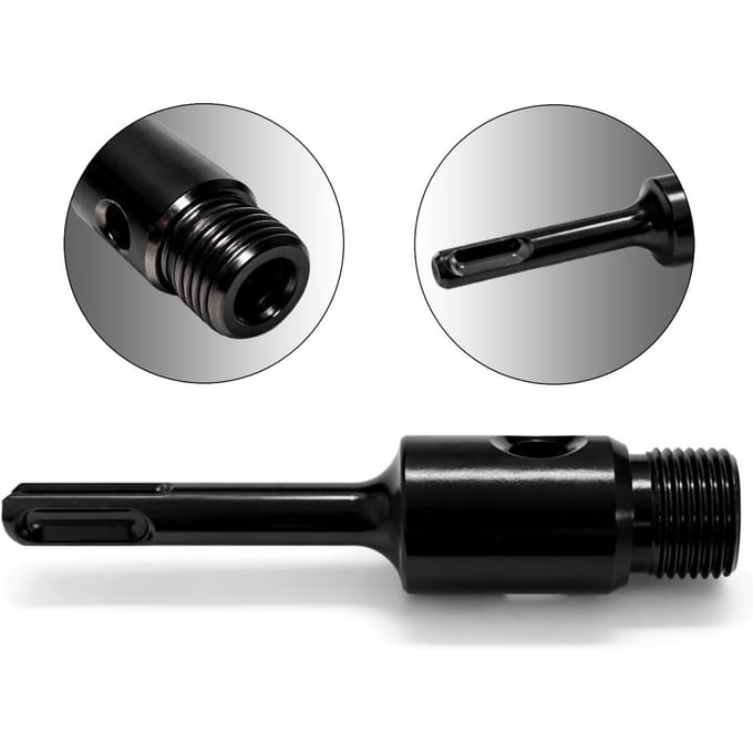 SDS Plus naar 1 1/4 UNC TITANIUM booradapter