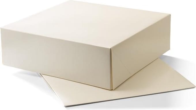 10 stuks - Taartdoos karton Duplex - 25x25x8 cm - BARSA - cake doos - gebaksdoos karton
