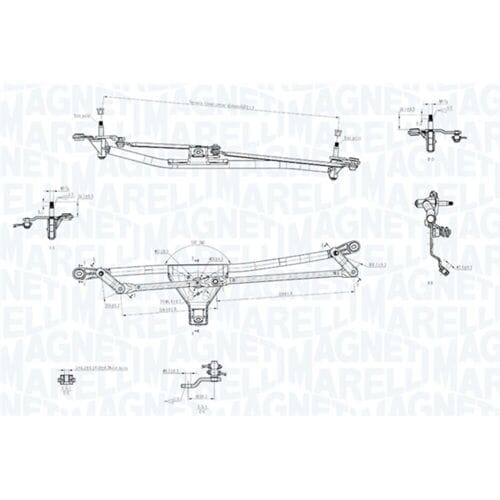 Wisserarm MAGNETI MARELLI 085570721010