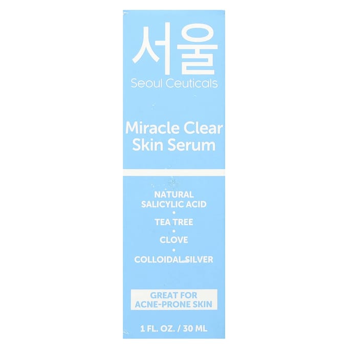 SeoulCeuticals, Miracle Clear Skin Serum, 30ml (1 fl oz) brown