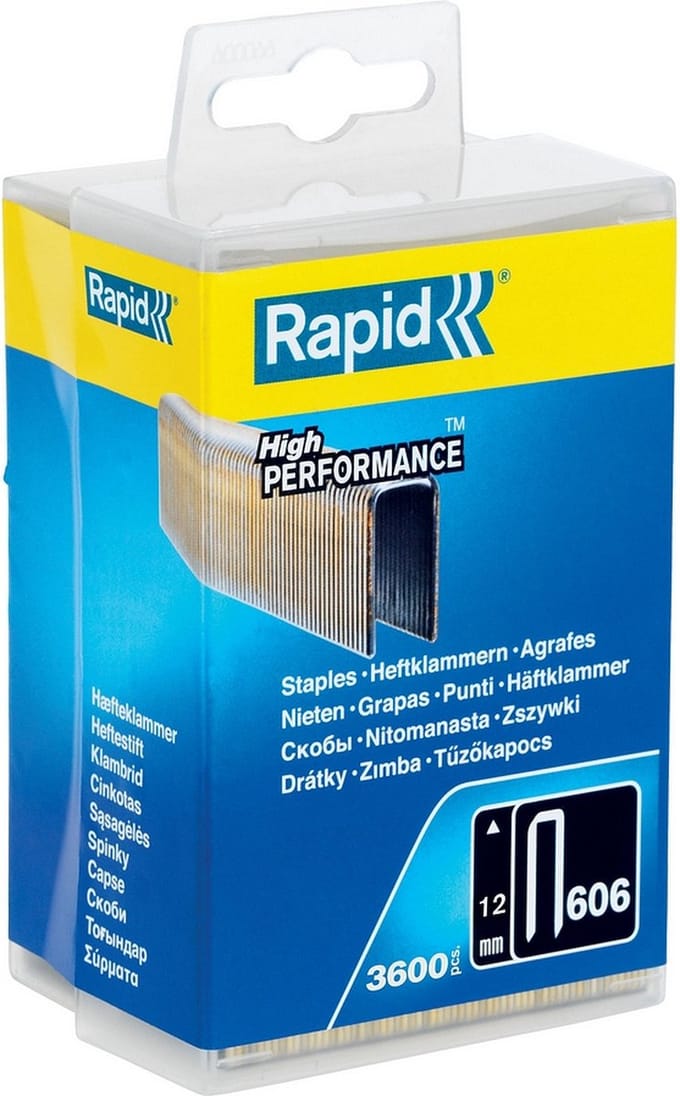 Rapid niet vz 606/12mm PP Box (3600st)