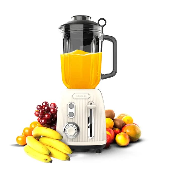 Mixer Cecotec Power Black Titanium RetroBeige Beige