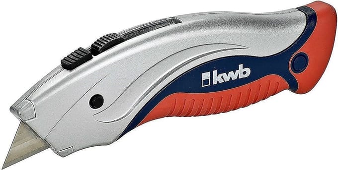 KWB stoffeerdersmes - Aluminium - Softgrip - Easy switch - incl 5 mesjes - 015300