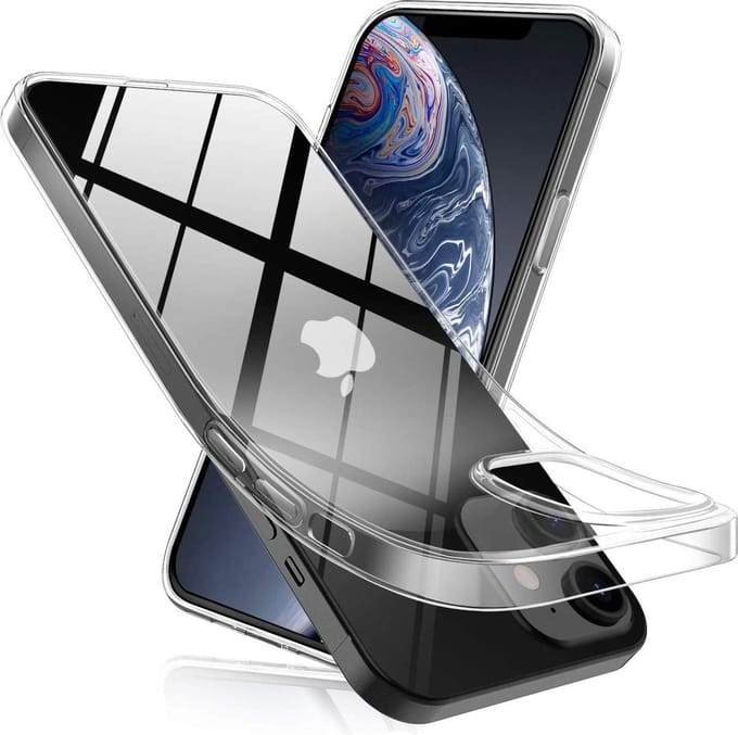 Silicone Hoesje Geschikt voor: iPhone 12 Pro Max - Soft Silicone - Transparant
