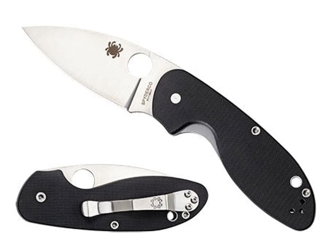 Spyderco zakmes Efficient G-10 PE glad lemmet - 8Cr13MoV Staal