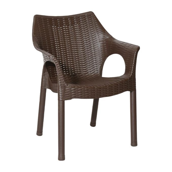 Bolero Elements Polypropyleen Armstoelen Donkerbruin (4 stuks)