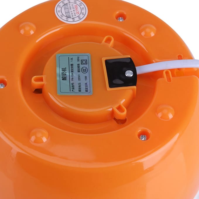 1L Elektrische Automatische Yoghurtmaker Machine Yoghurt DIY Gereedschap Plastic Container  (Oranje)