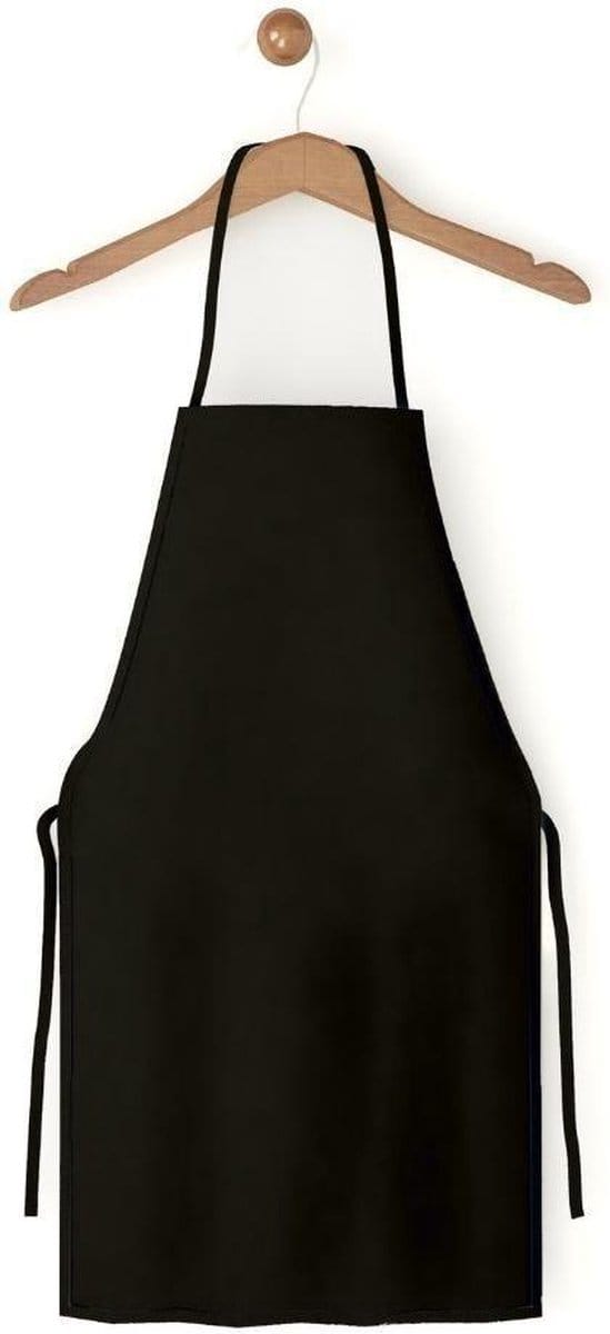 Unisex Barbecue schort - zwart - katoen