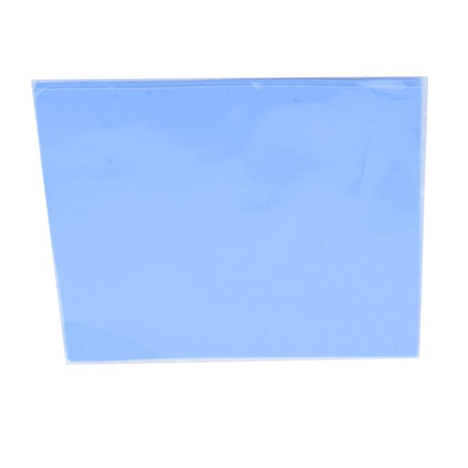 100mm x 100mm x 3mm CPU Chip Koellichaam Koeling Thermisch Geleidend Siliconen Pad gray