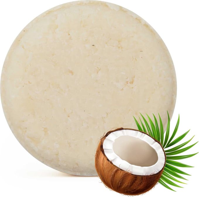 Shampoo Bar Kokosnoot 65g - Voedend - Neutraal tot Droog Haar