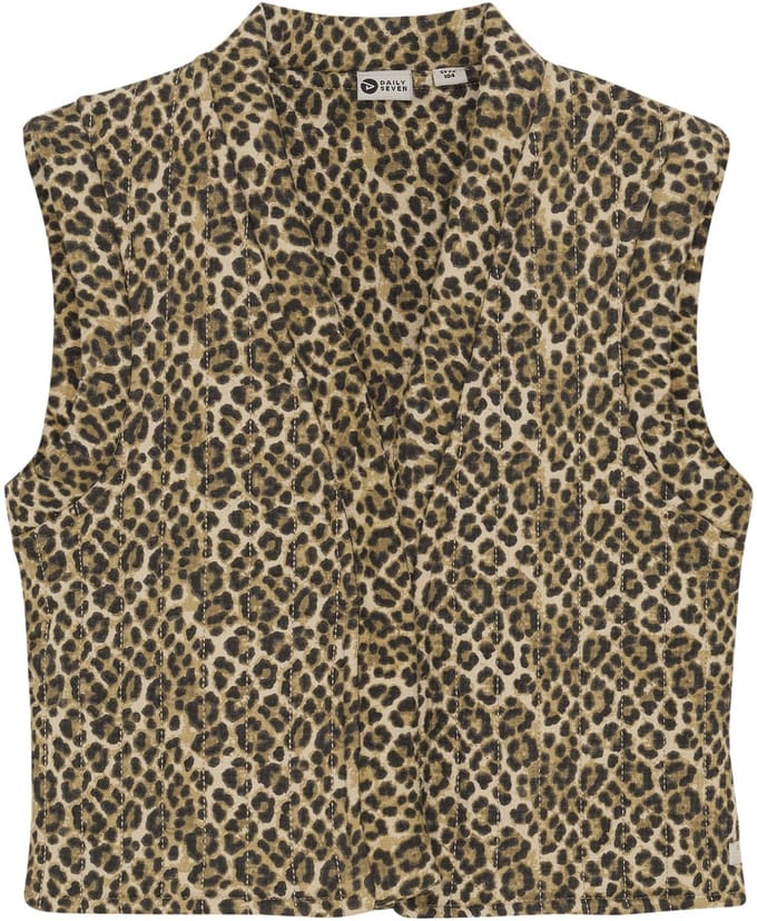 Daily7 - Padded Animal Gilet - Latte Sand - Maat 110-116