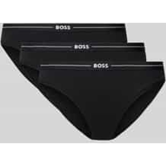 Slip met elastische band met logo in een set van 3 stuks