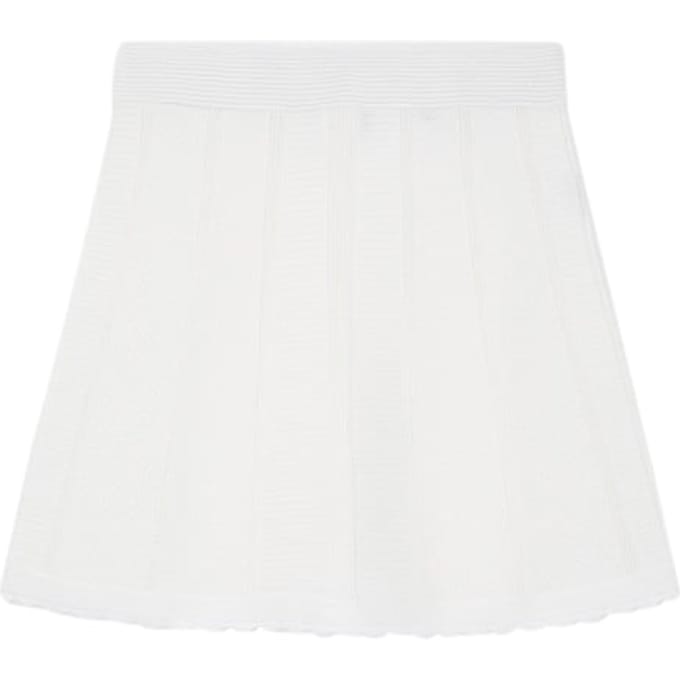 The Kooples Pleated Skirt White Maat: 40 | Mini Rokken Outlet | Dames | Wit
