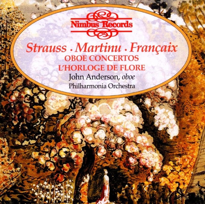 Jon Anderson, Philharmonia Orchestra - Strauss, Martinu, Francaix: Oboe Concertos (CD)