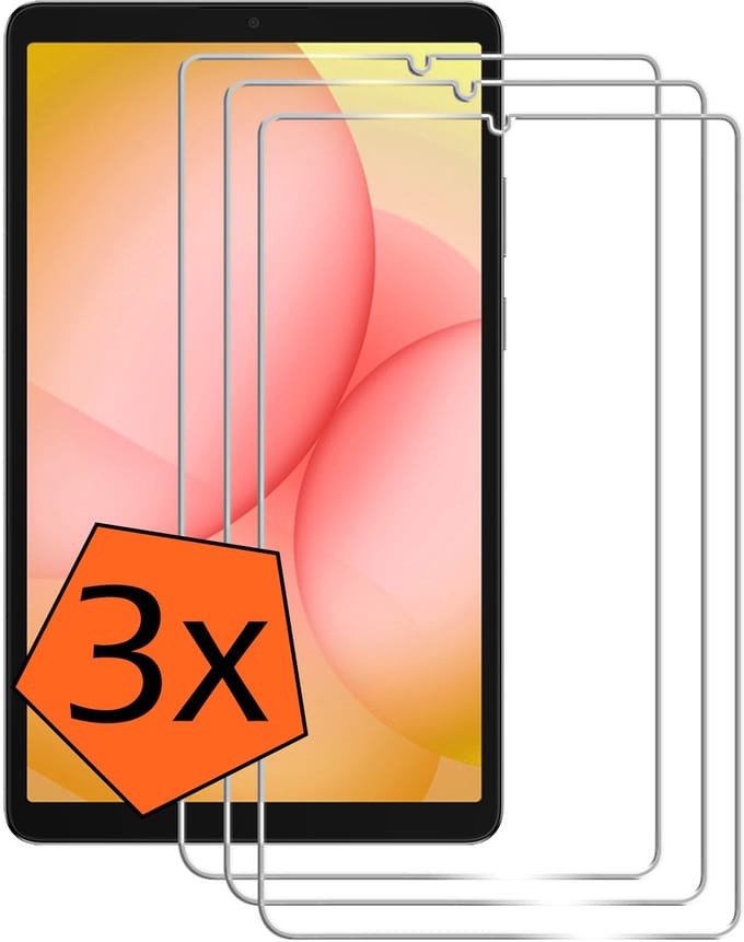Screenprotector - 3 Stuks - Geschikt voor Samsung Galaxy Tab A11 - Extra Sterk - Gehard Glas - Beschermglas - Tempered Glass - Screen Protector