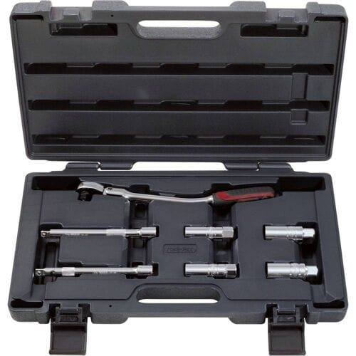 KS Tools 918.0607 3/8 CHROMEPlus bougieserviceset, 7-delig