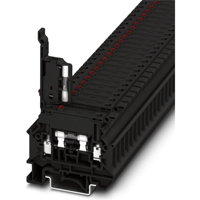Phoenix Contact 3000540 Zekering-serieklem 8.2 mm Schroeven Zwart 50 stuk(s) Piece