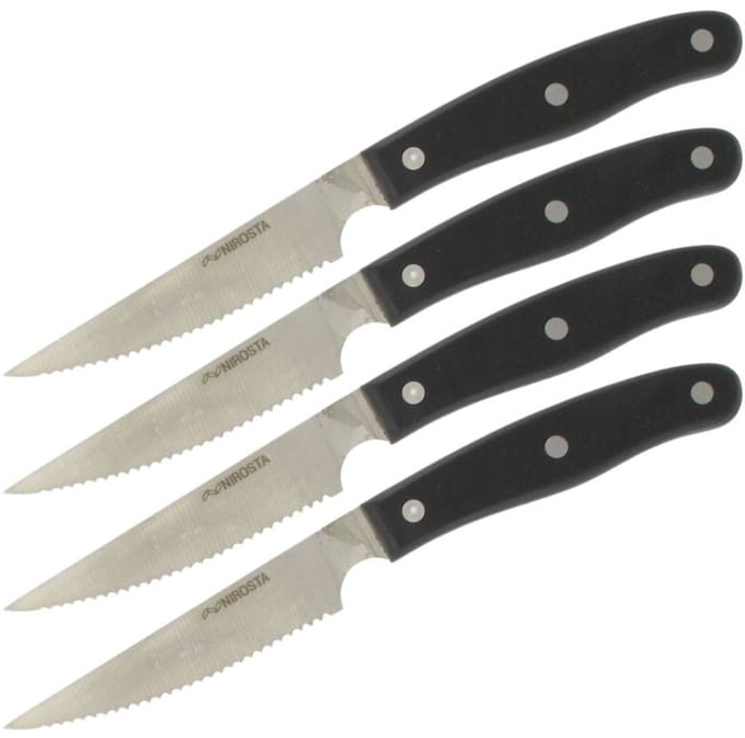 Set van 4 steakmessen 22 cm Nirosta Fit