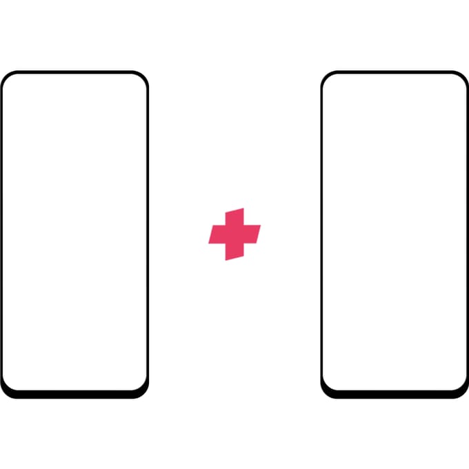 DuoPack: Xiaomi Mi 11 Lite screenprotector gehard glas Edge to Edge