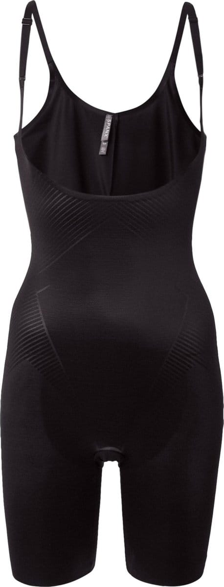 SPANXshape™ Invisible Open-Bust Mid-Thigh Bodysuit - Zwart - Maat M
